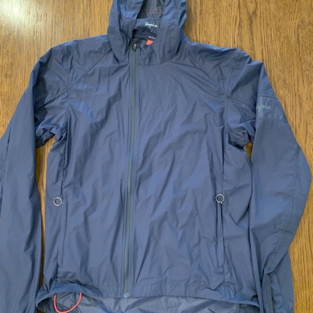 Rapha Men's Navy Windbreaker Jacket